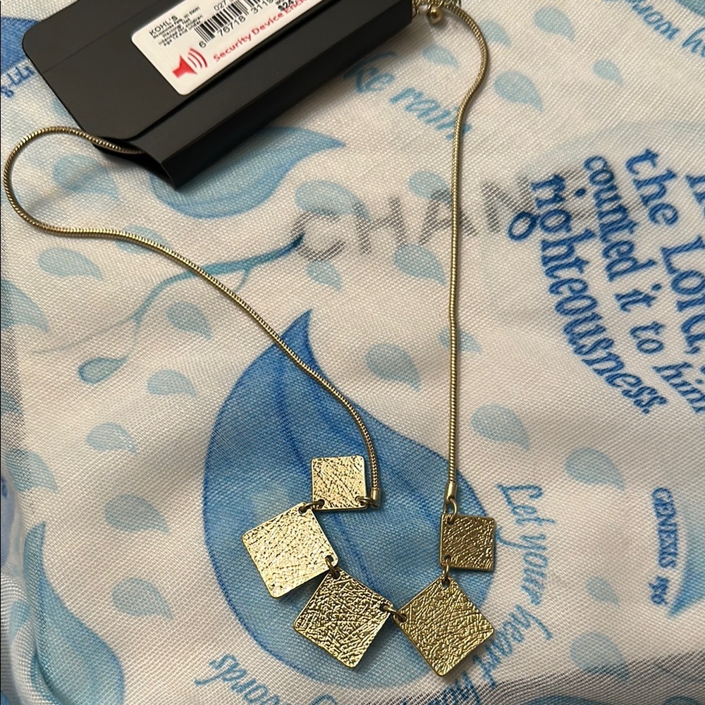 Apt. 9 Gold-Tone Square Necklace - Picture 5 of 5